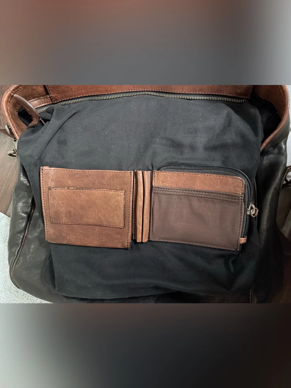 Cole Haan Vintage 15” Large Leather Messenger, Carry-on, Laptop, Shoulder Bag